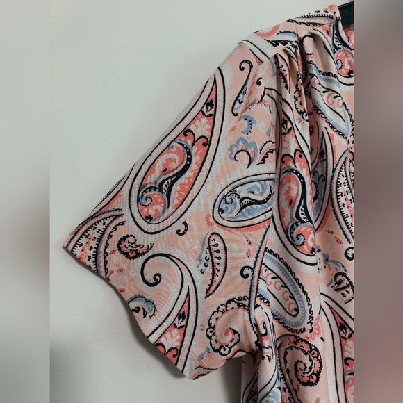 Kim Rogers Curvy Paisley Dress / Size 1X - Picture 3 of 7